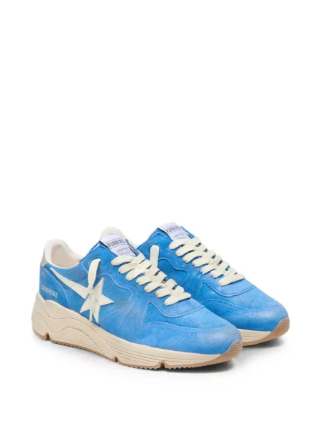 Zomšinės bėgimas bėgimo bateliai Golden Goose Running Sole balta