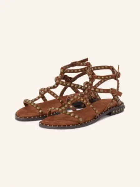 Ash Sandály Precious S Cvočky / zlatá hnědá