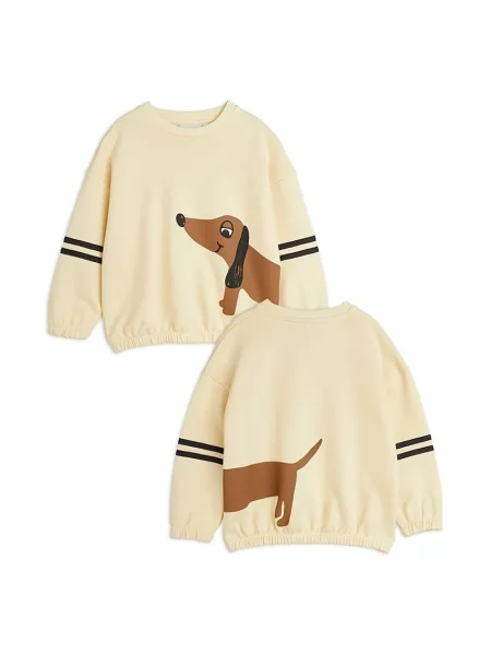 Mini Rodini Dětská mikina Dog béžová