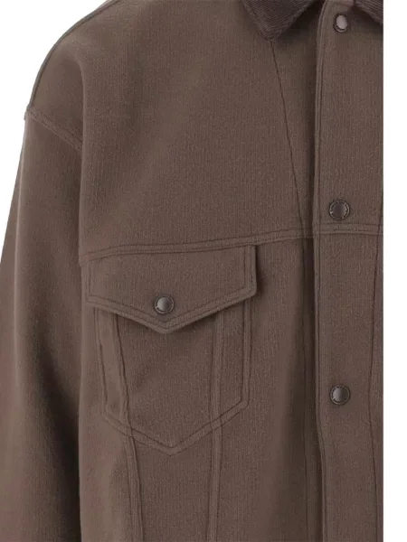 Gulerat geacă Comme Des Garçons Homme maro