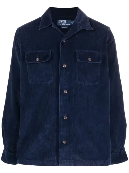 Fleece πουλόβερ Polo Ralph Lauren με στρογγυλή λαιμόκοψη με σχέδιο γκρι