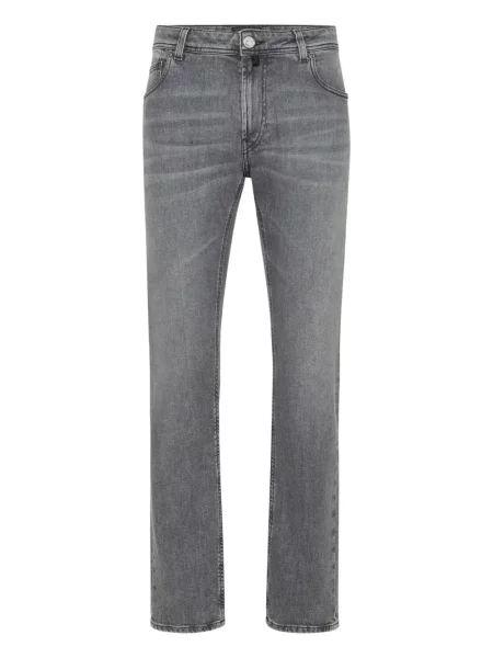 Blugi Billionaire cu 5 buzunare gri