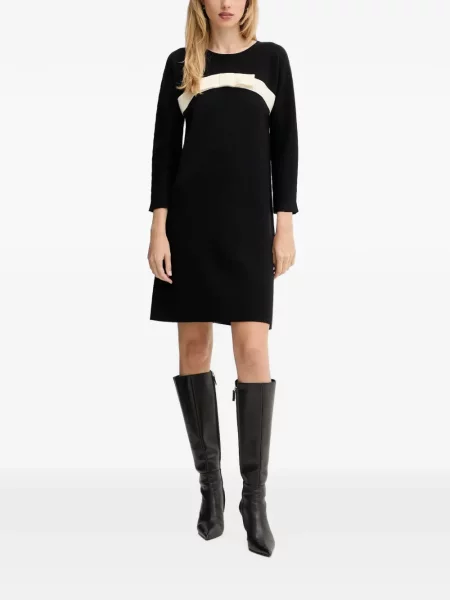 Rochie mini Luisa Spagnoli cu funde negru