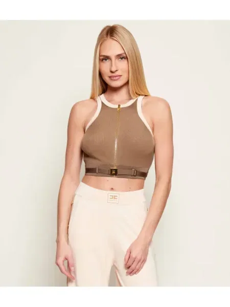 Cropp top Elisabetta Franchi maro