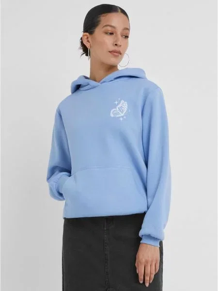 Bluza z kapturem Mister Tee niebieska