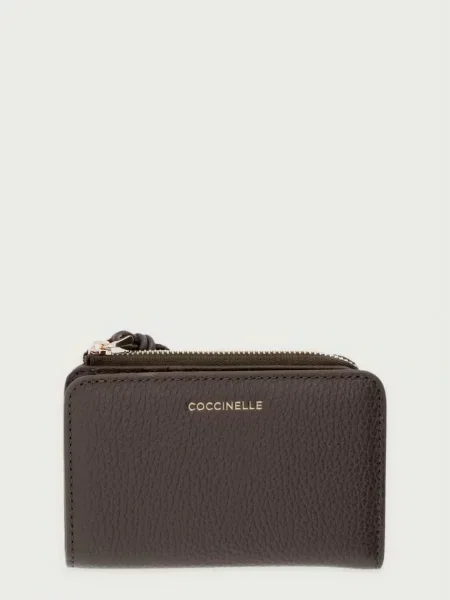 Coccinelle portofel pentru femei din piele verde