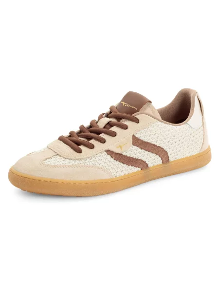 Sneakerși Tamaris bej