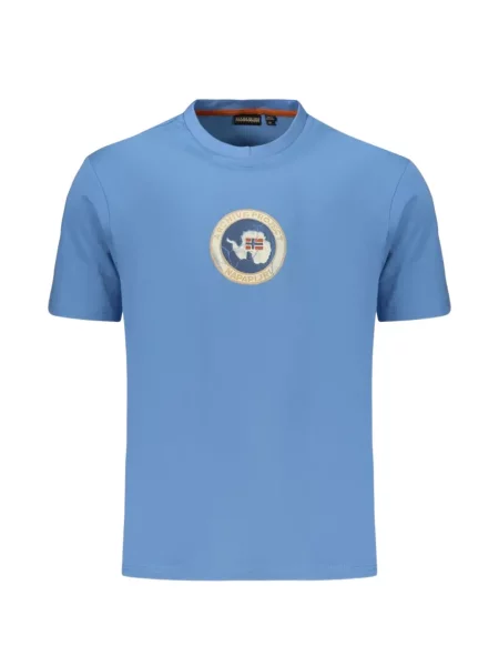 Tricou Napapijri cu imagine albastru