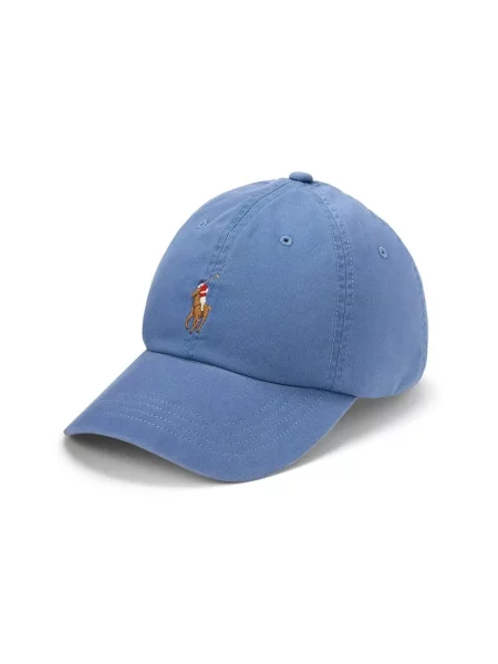 Polo Ralph Lauren czapka z daszkiem gładka niebieski