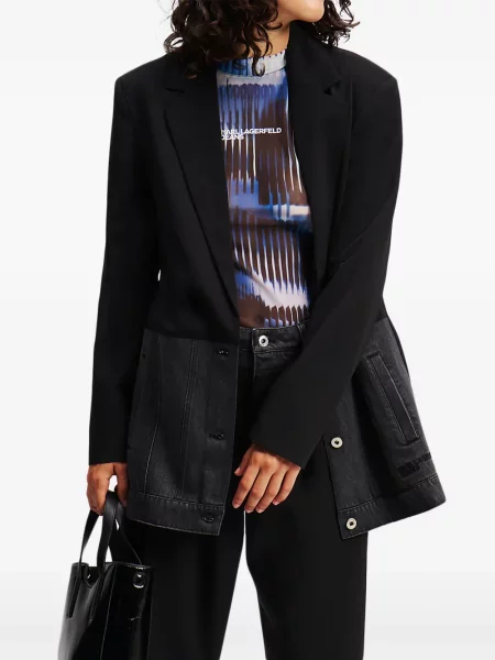 Sako Karl Lagerfeld Jeans čierna