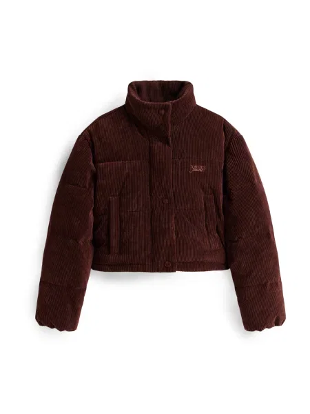 Tommy Jeans Geacă de primăvară-toamnă ciocolatiu maro