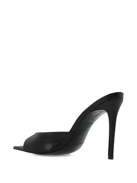 Sandale Black Suede Studio din piele de căprioară negru