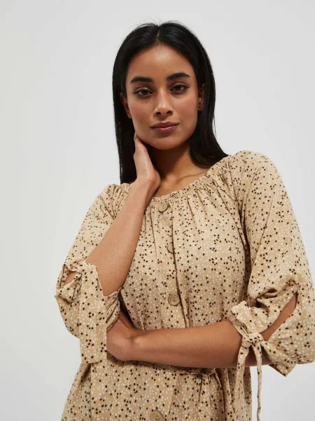 Rochie Moodo de costum bej