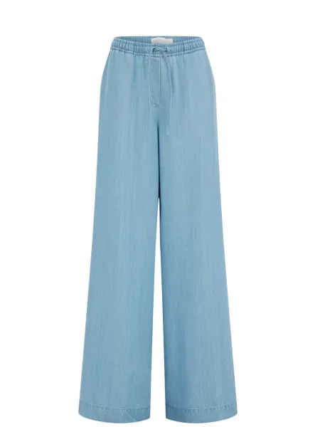 WE Fashion Pantaloni deschis albastru