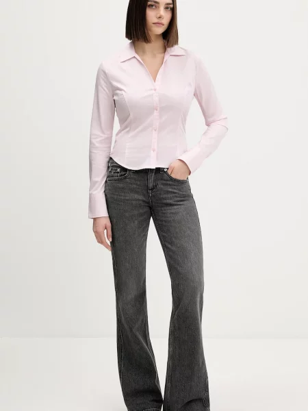 Tommy Jeans cămașă roz