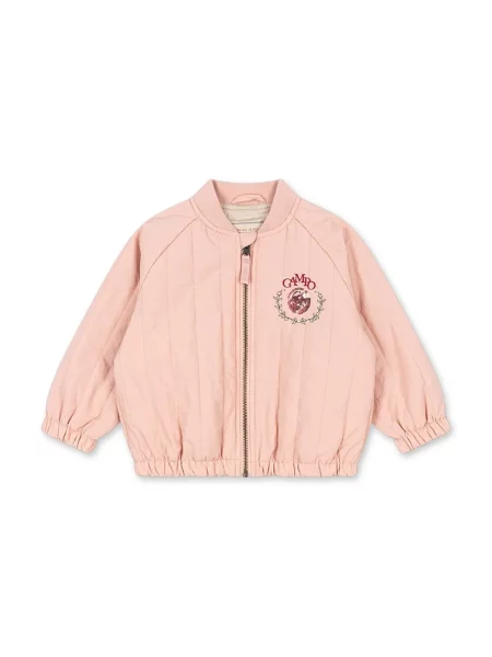 Konges Sløjd Detská bunda bomber JUNO SEQUIN BOMBER JACKET ružová