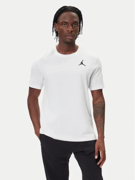 Jordan Tričko M J Jumpman Emb Ss Crew bílé