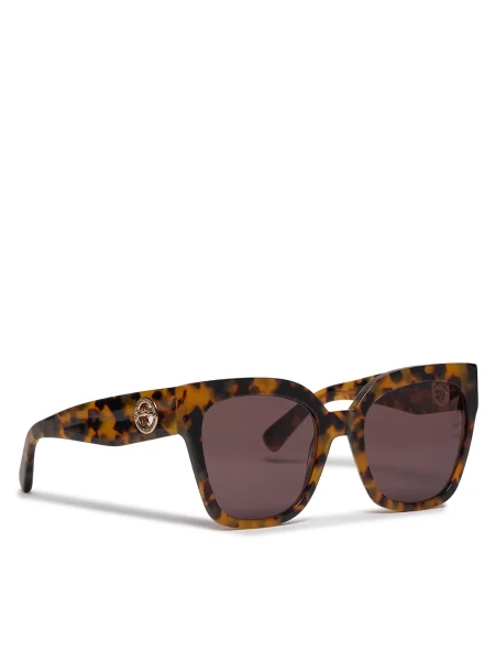 Слънчеви очила Calvin Klein кафяво