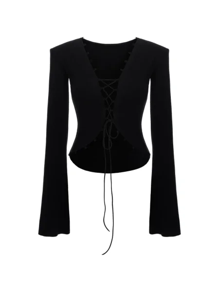 Top Manuri lung negru