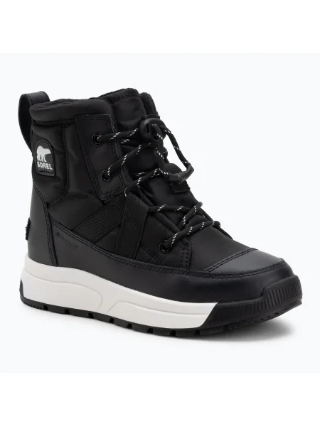 Sorel Youth Whitney Mid Wp fekete/tengeri só gyermek hócsizma. Méret: 37 EU fekete
