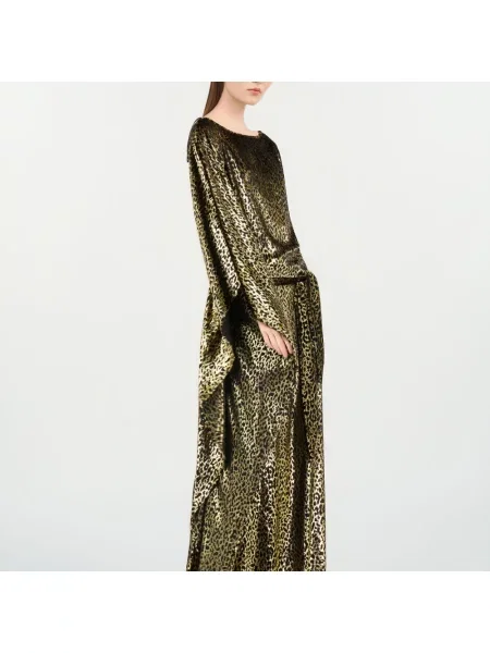 Sukienka Roberto Cavalli z nadrukiem zwierzęcym czarna
