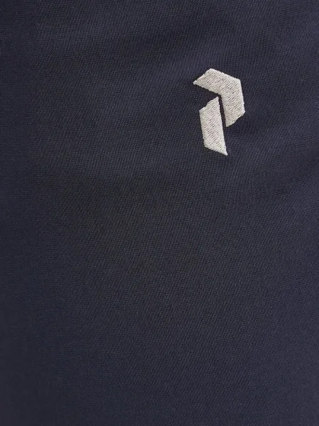 Pantaloni scurți Peak Performance cu broderie albastru