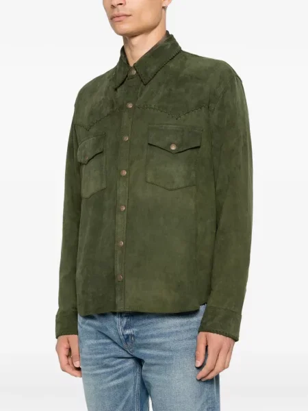 Cămașă de blugi Antik Denim verde