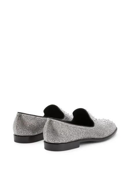Pantofi loafer Giuseppe Zanotti de cristal negru