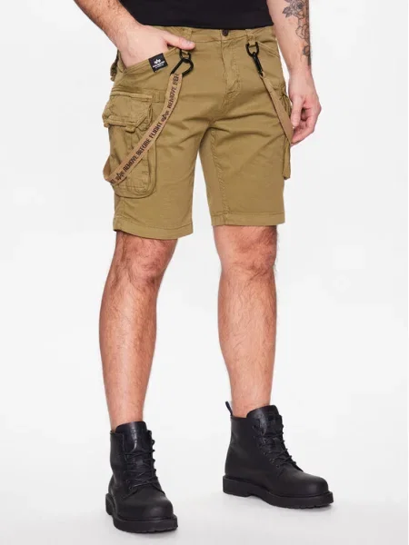 ALPHA INDUSTRIES Cargo nadrágok zöld