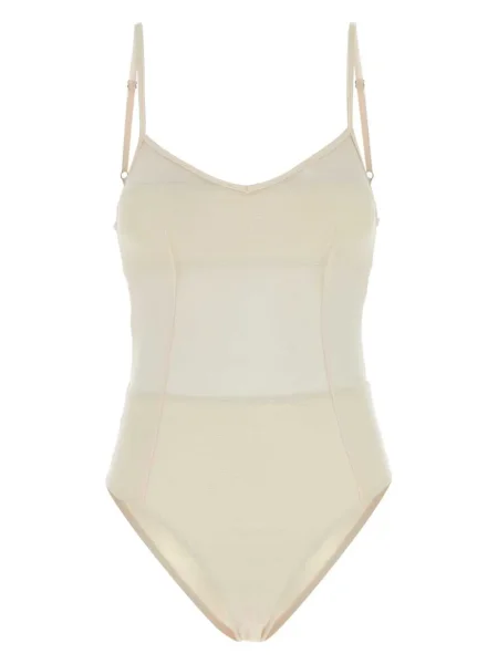 Costum de baie Prada cu decolteu în V din tul