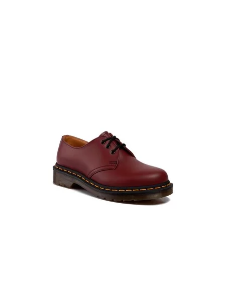 Šněrovací polobotky Dr. Martens červené