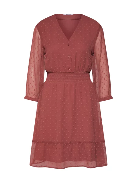 ABOUT YOU Rochie tip bluză ruginiu roșu