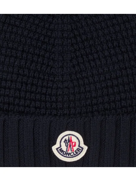 Gyerek sapka Moncler Enfant kék