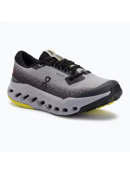 Дамски обувки за бягане On Cloudsurfer Trail 2 Waterproof black/lilac черно