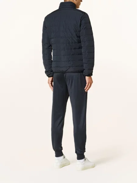 Emporio Armani Vatovaná bunda modrá