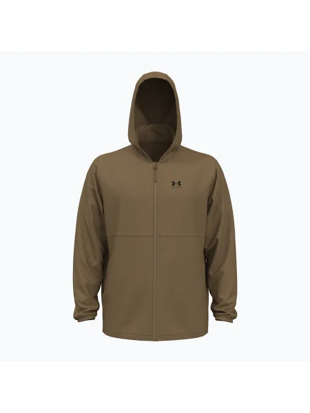 Under Armour Vibe Woven Windbreaker jachetă de antrenament pentru bărbați coyote negru