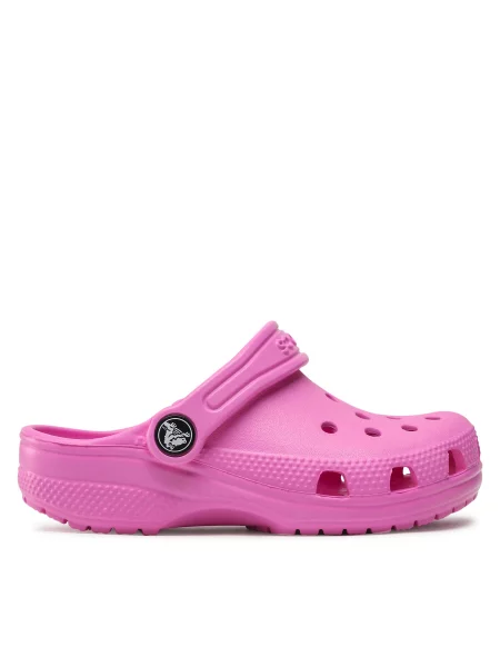 Классические шлепанцы Crocs розовые