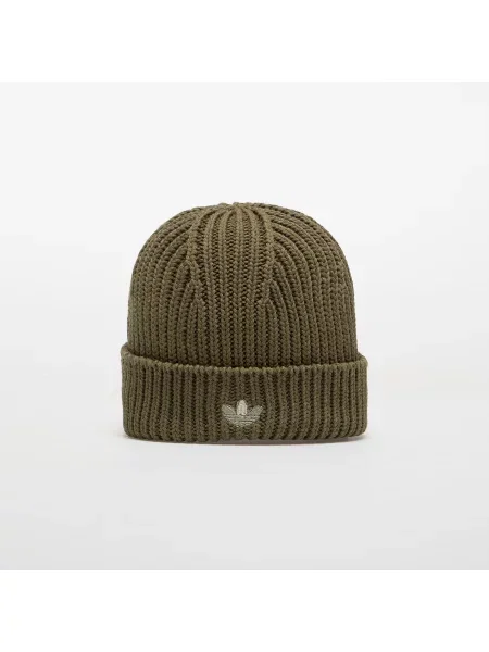 Kapelusz adidas Fisherman Short Beanie Olive Strata/ Semi Lucid Fuchsia M oliwkowa