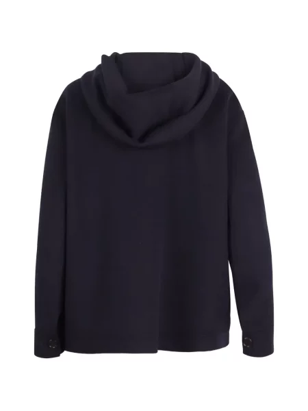Palton 's Max Mara cu glugă albastru