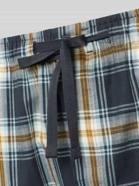 Spodnie od piżamy w kroju regular fit z czystej bawełny Schiesser