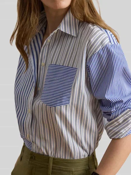 Bluzka o kroju regular fit z czystej bawełny Lauren Ralph Lauren