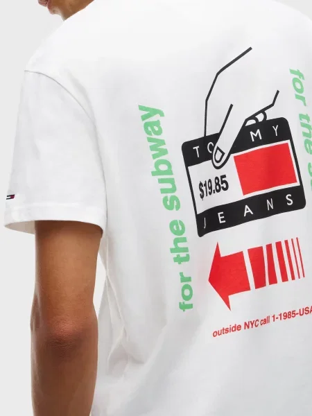 Футболка Tommy Jeans белая