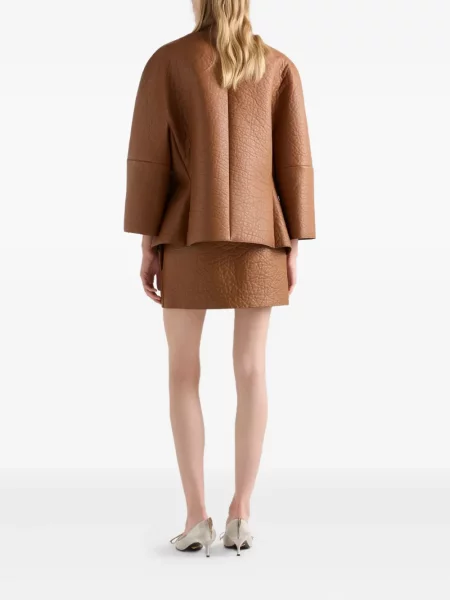 Geanta de piele Prada maro