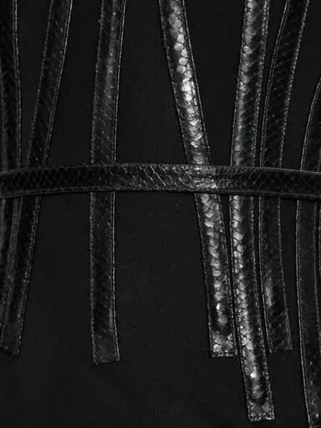 Rochie maxi Dsquared2 cu bretele negru
