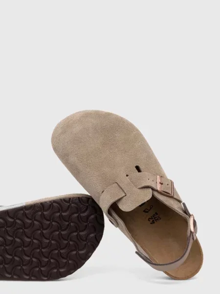 Замшевые шлепанцы Birkenstock