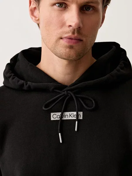 Calvin Klein kapucnis melegítőfelső férfi fekete