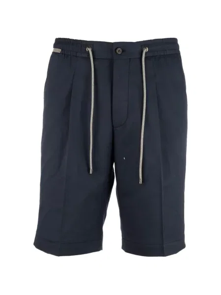 Pantaloni croiți Corneliani cu cordon albastru