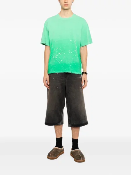 Tricou Pale Cloud cu imagine verde