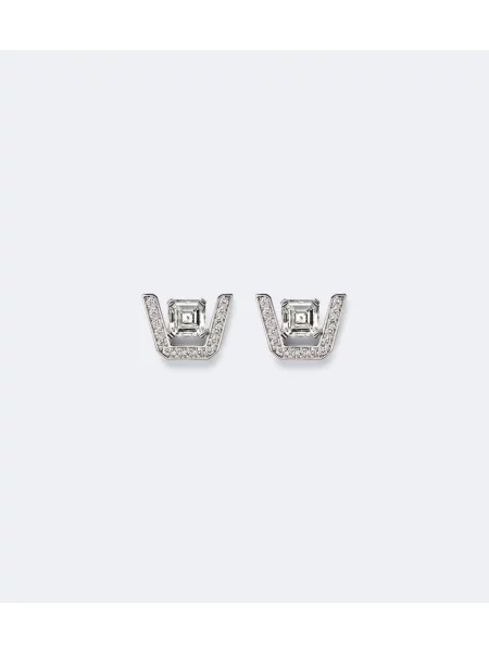 Cercei Bucherer Fine Jewellery alb