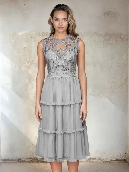 Rochie Edoti gri